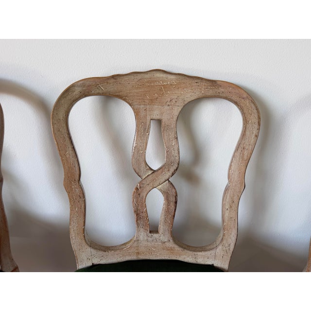 Beige Vintage French Country Rococo-Style Drop-Leaf Dining Set – 5 Pieces For Sale - Image 8 of 16
