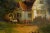 Impressionist 1940s English Country Cottage Landscape by Henry T. Harvey For Sale - Image 3 of 9