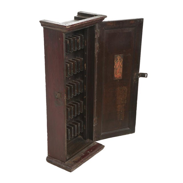 Hotel Keys Cabinet in Wood For Sale - Image 3 of 9