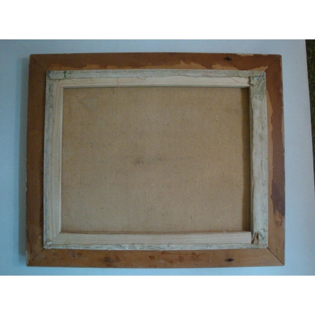 1940s California Beach Plein Air Oil Painting For Sale - Image 4 of 4