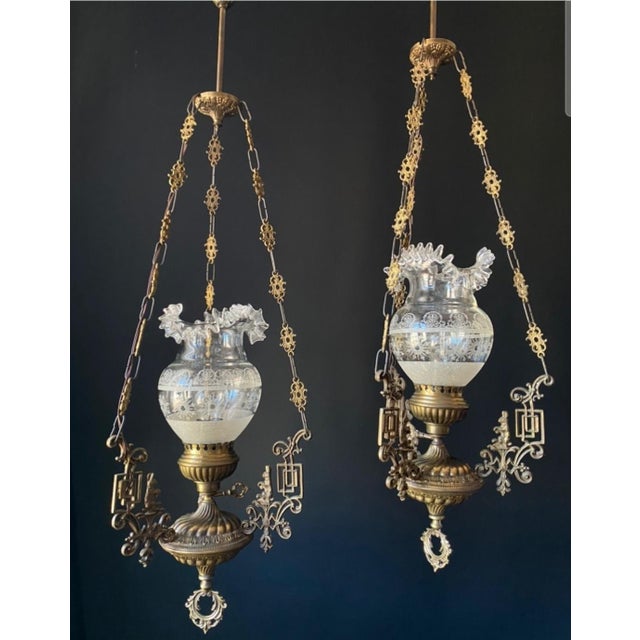 Antique Pendant Lights, 1960s, Set of 2 For Sale - Image 13 of 13