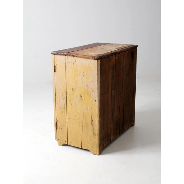 Antique Primitive Cabinet Cupboard For Sale - Image 9 of 13