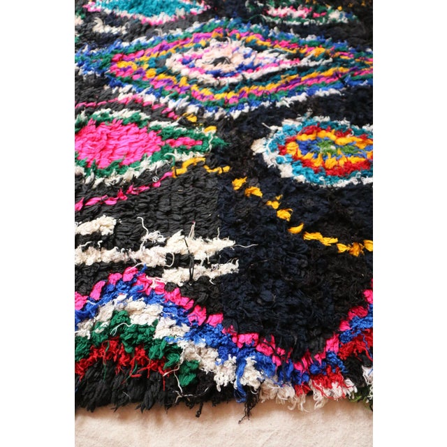 1990s Vintage Moroccan Art Rug For Sale - Image 5 of 9