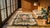 Late 19th Century 1880s Green Floral Folk Art Antique American Hooked Rug 3'10" X 6'3" Hand Knotted Wool Carpet For Sale - Image 5 of 7