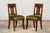 Olive Set of 10 Mid-19th Century French Directoire Walnut Dining Chairs in Olive Green For Sale - Image 8 of 18