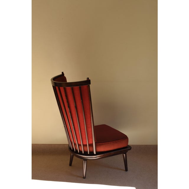 Konestollounge Chair by Runar Børresen for Bjarne Hansens, 1942 For Sale - Image 4 of 12