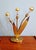 Mid-Century Brass Table Lamps with Floral Decoration, 1950s, Set of 2 For Sale - Image 6 of 15