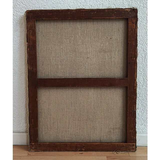 Louis Henri Salzmann, Nature morte, Oil on Canvas For Sale - Image 10 of 11