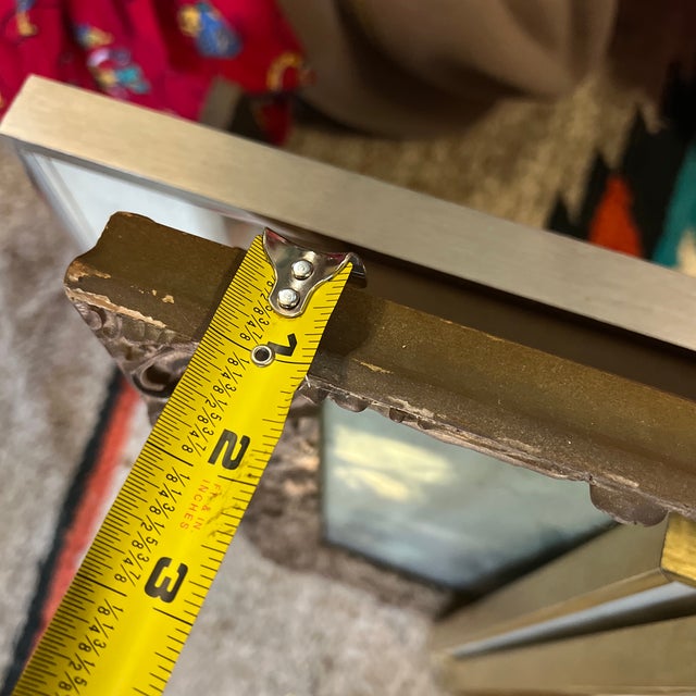 Wood Gold Framed Vintage Print of Women and Piano For Sale - Image 7 of 7