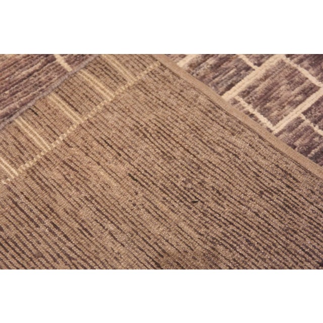 Beautiful Large Decorative Brown Tones Contemporary Rug, Country of Origin: Central Asia, Circa date: Modern Rugs