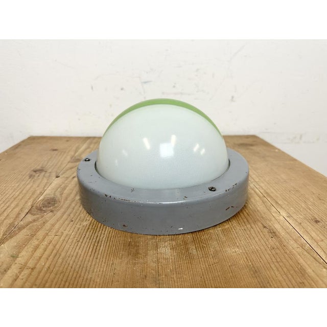 Vintage Emergency Ceiling Light from Elektrosvit, 1970s For Sale - Image 4 of 14