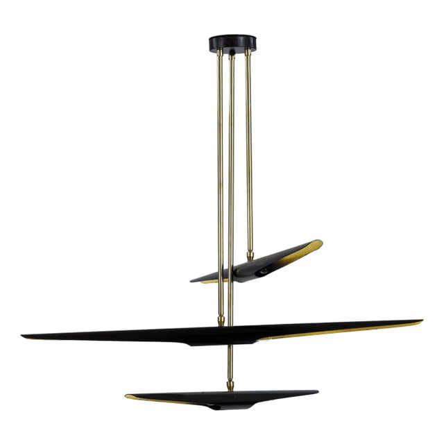Regina Andrew Concorde Chandelier (Black) For Sale