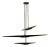 Regina Andrew Concorde Chandelier (Black) For Sale