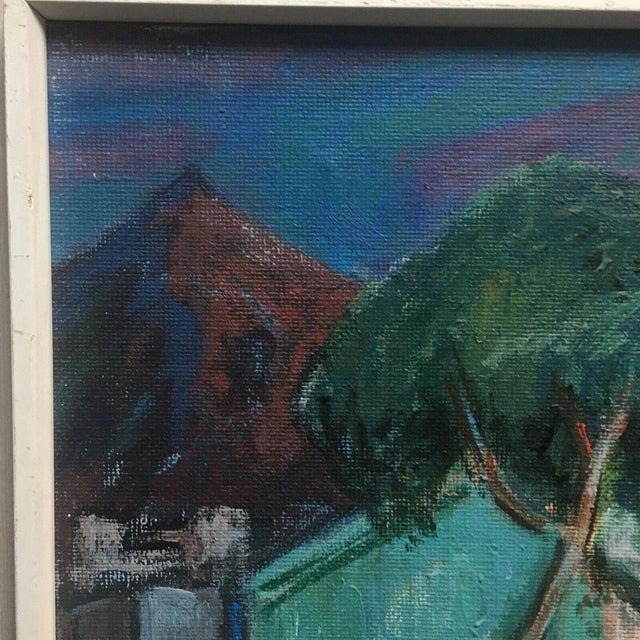 Hans Schön, Punta Del Hidalgo 1972, Oil on Canvas For Sale - Image 9 of 13