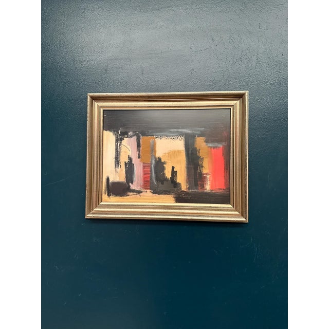 R. Adiels, Abstract Composition, 1950s, Acrylic, Framed For Sale - Image 10 of 11