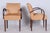 Vintage Art Deco Walnut Chairs by Jules Leleu, 1930s, Set of 2 For Sale - Image 6 of 9