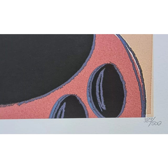 1990s After Andy Warhol Mickey Mouse Pink Lithograph For Sale - Image 11 of 12