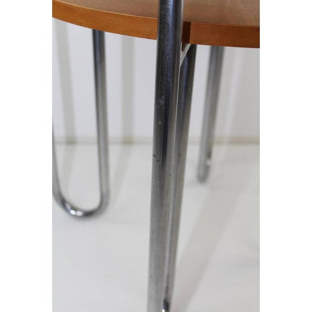 Bauhaus Style Steel Tube Table with Trumpet Legs, 1940s For Sale - Image 14 of 18