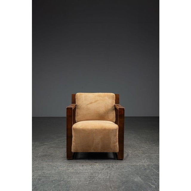 Modern Lounge Chair in Wood, 1940s For Sale - Image 4 of 15