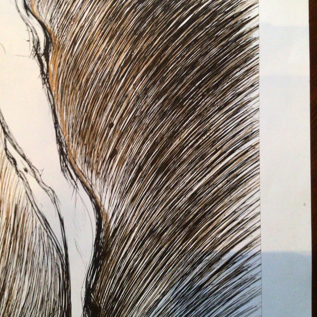 1980s Signed Illustration Print From 1989 "Fanciful Calendar" by Yoshitaka Amano, Produced by Ten Production. For Sale - Image 5 of 10