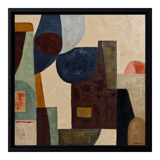 Enigme, Geometric Abstract, Contemporary, Framed by Sophie Dumont For Sale