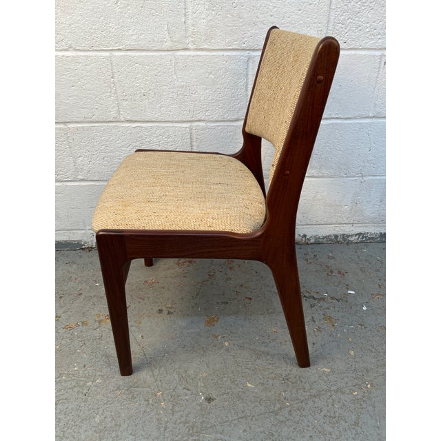 Set of Four Vintage Danish Modern Erik Buch Teakwood 'Model 89' Dining Chairs For Sale - Image 9 of 14