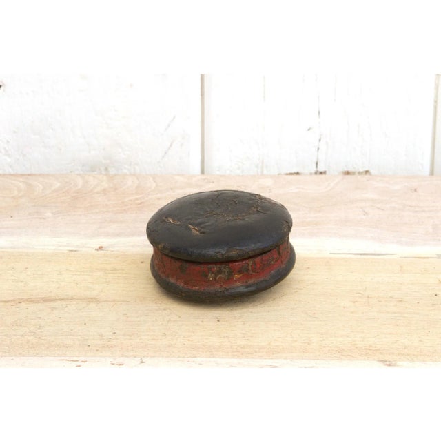 Animal Skin Small Antique Burmese Tobacco Box For Sale - Image 7 of 7