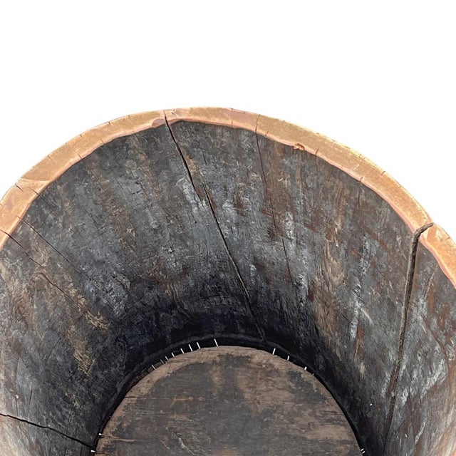 Wood 1970s Wood Bucket For Sale - Image 7 of 8