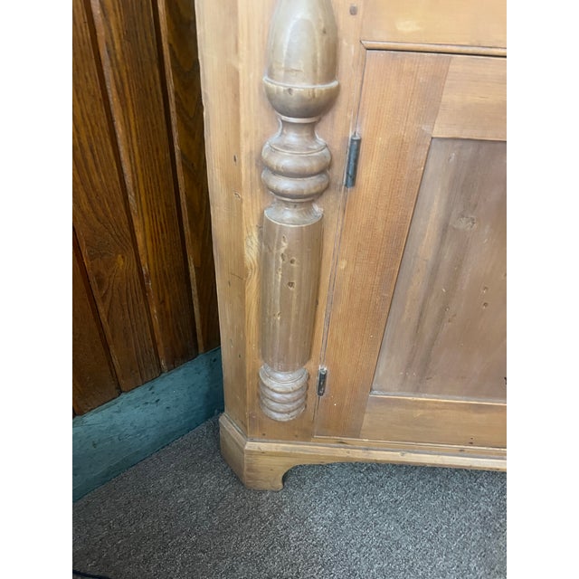 Early 19th Century Amazing Large French Country Early to Mid 1800's Corner Cupboard For Sale - Image 5 of 11