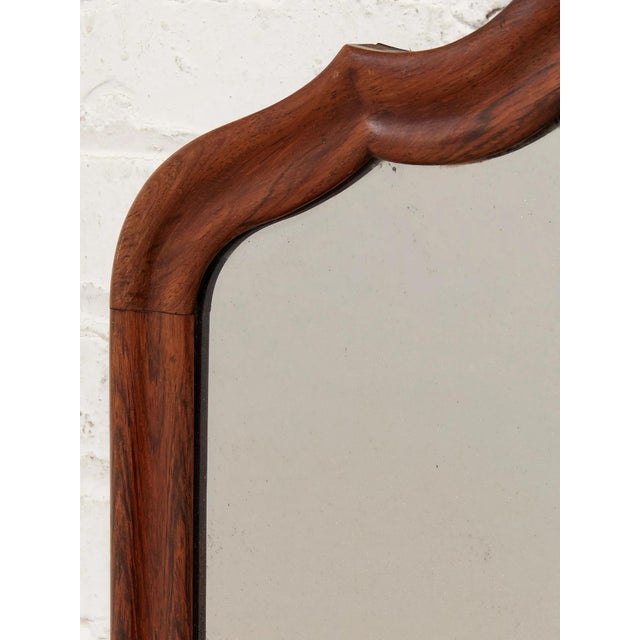 Early 20th Century Victorian Solid Oak Mirror For Sale - Image 4 of 6