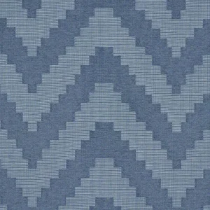Schumacher Verne Fabric in Indigo