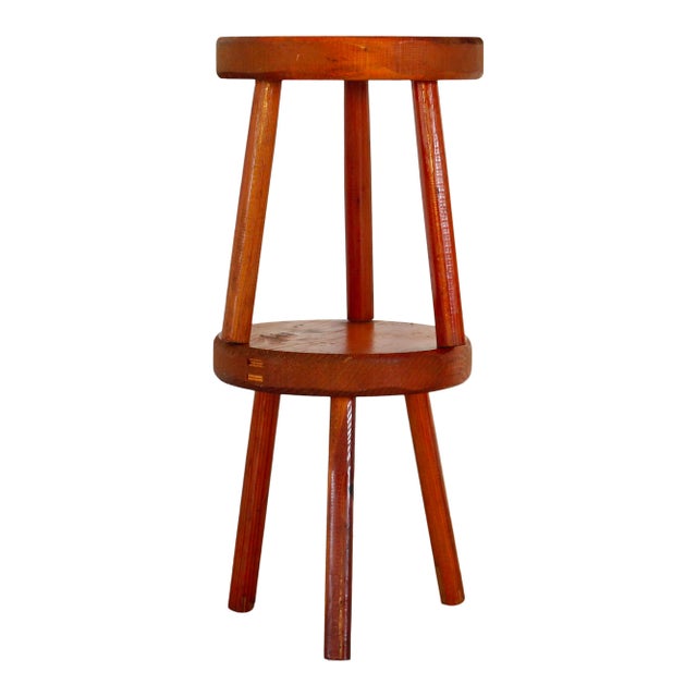 Mid-Century Italian Alpine Fir Stools in the style of Charlotte Perriand, 1960s, Set of 2 For Sale - Image 17 of 18