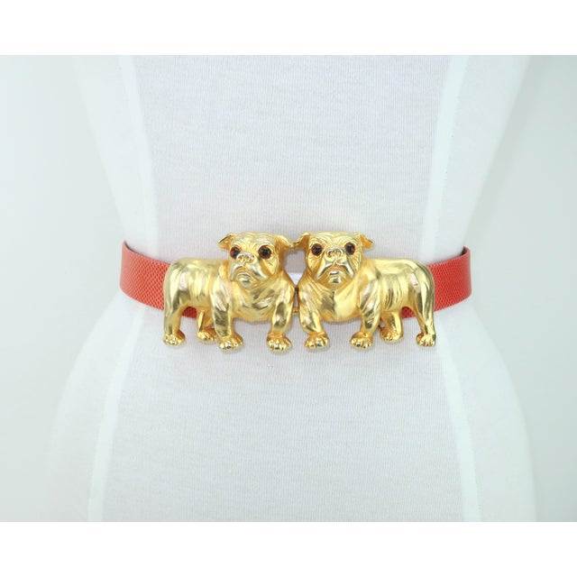 Mimi DI N Bulldog Gold Plated Dog Buckles, 1995 For Sale - Image 12 of 12