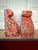 Italian Late 20th Century Pink Italian Alabaster Scroll Bookends For Sale - Image 3 of 11