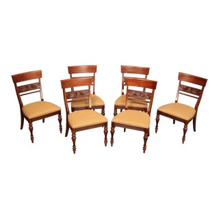 Ethan Allen British Classics Set of Six Mackenzie Dining Chairs For Sale