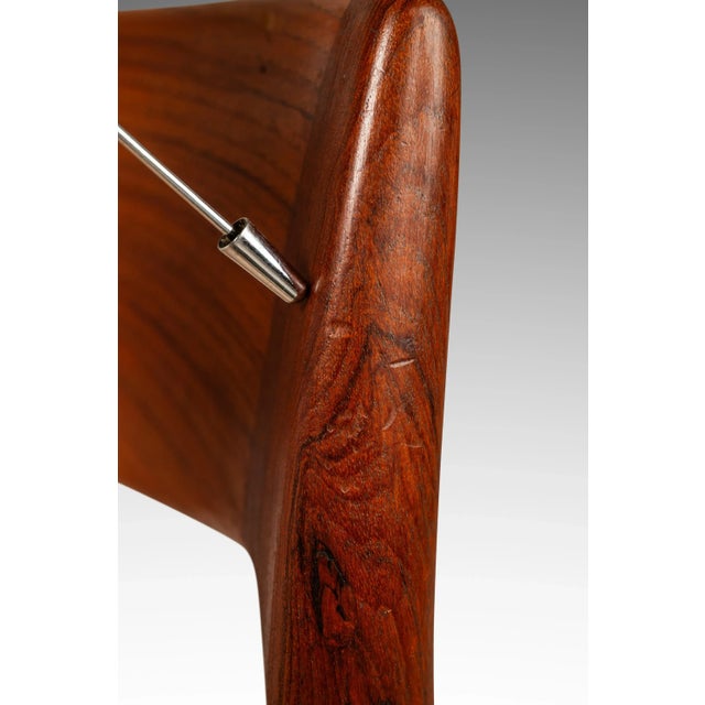 Set of 6 Model 77 Dining Chairs in Teak & Paper Cord by Niels O. Møller for j.l. Møllers Møbelfabrik Modell 77, Denmark, Circa 1960s For Sale - Image 12 of 12