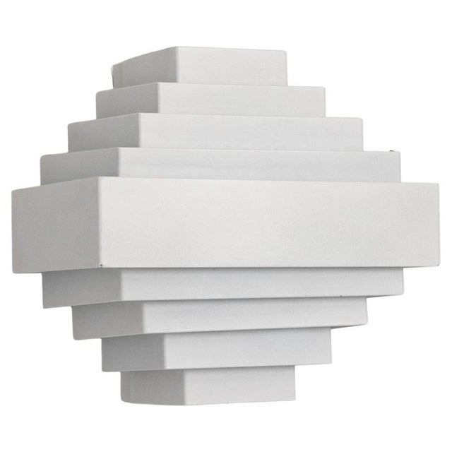 White Wall Light from Jules Wabbes, Belgium, 1970s For Sale - Image 14 of 14