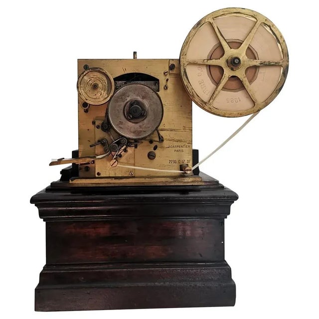 Baudot Multiple-Impression Telegraph by J Carpentier Paris, 1900 For Sale - Image 13 of 13