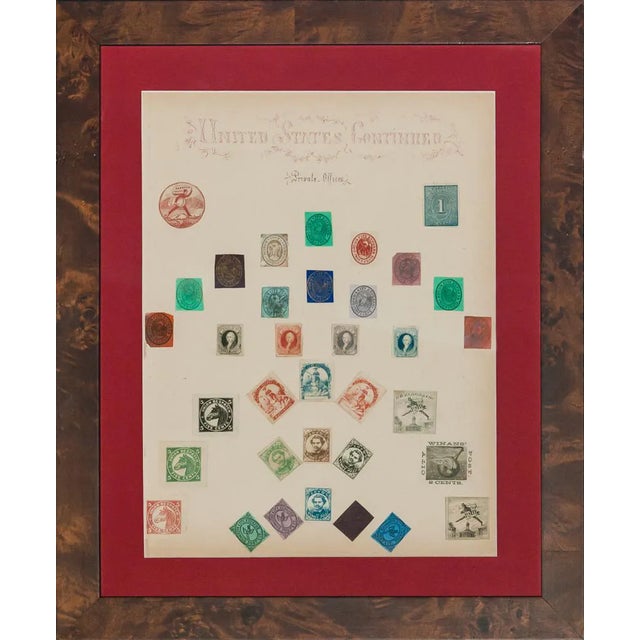 "United States 'Private Offices' Postage Stamps" For Sale