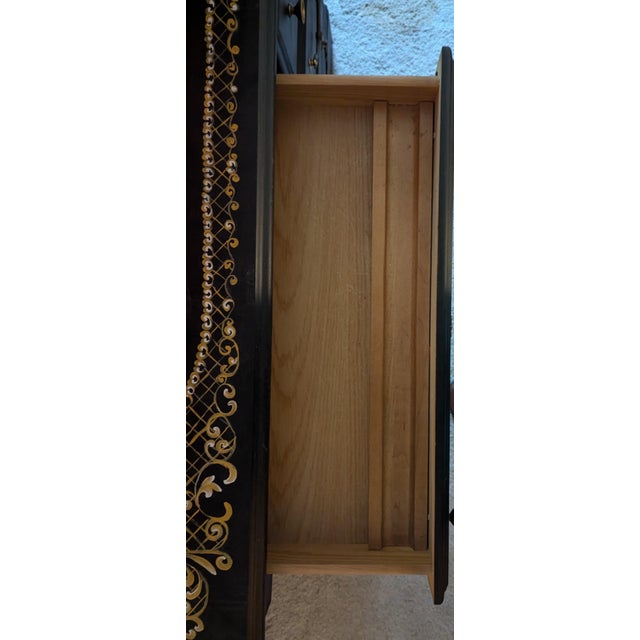 Hand Painted Vintage Student Desk For Sale - Image 4 of 6