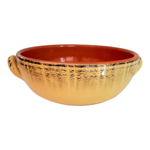 Vintage Mediterranean Studio Pottery Centerpiece Bowl