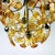 Gold Mid-Century Amber Murano Glass Chandelier from Mazzega, Italy, 1970s For Sale - Image 8 of 13