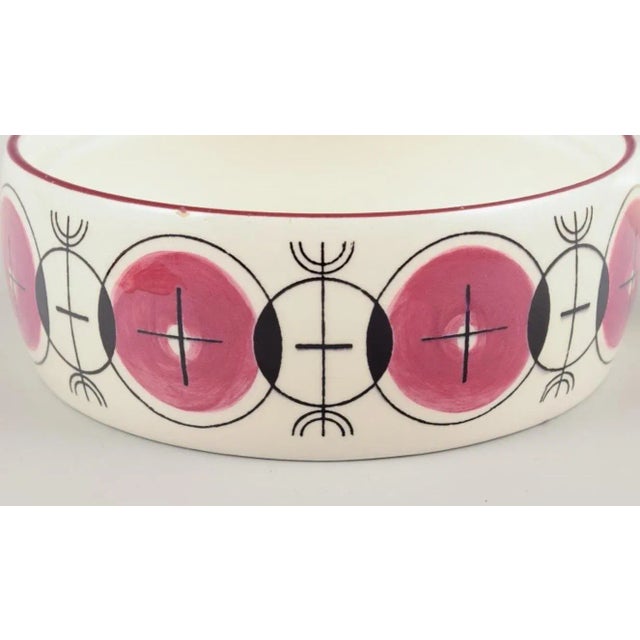 Modernist Stoneware Saucepan with Wooden Lid from Knabstrup 1970s For Sale - Image 4 of 7