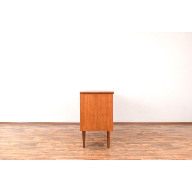 Mid-Century Modern Op-Art Hand-Painted Teak Sideboard by Gustav Bahus, 1960s For Sale - Image 6 of 14