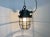 Gray Industrial Cast Iron Cage Pendant Light, 1960s For Sale - Image 11 of 14
