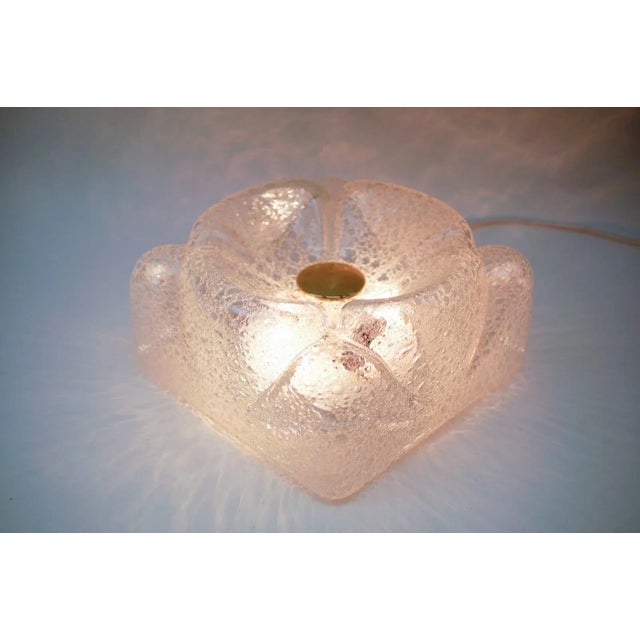 German Murano Glass Ceiling Lamp by Doria Leuchten, 1970s For Sale - Image 9 of 13