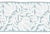 Sample, Scalamandre Coventry Embroidered Tape, Sky For Sale