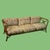 Sink into timeless comfort with this vintage McGuire target back sofa, a classic example of the brand's celebrated rattan...