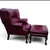 American Leather 1990s Timeless Elegance Meets Executive Comfort: The Classic Leather Wingback Chair & Ottoman Set For Sale - Image 4 of 10