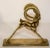 Vintage French Art Deco Style Sculpture of Brass Ibex Antelope For Sale - Image 12 of 13